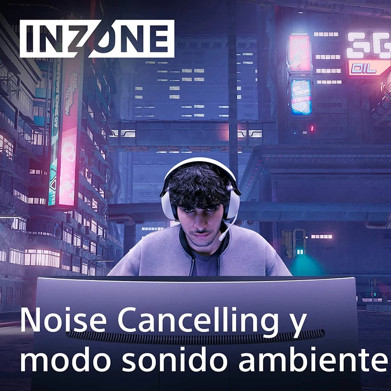 Sony INZONE H3 headset - Fehér/Fekete (MDRG300W.CE7)