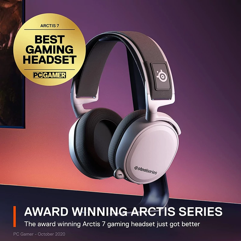 SteelSeries Arctis 7+ Wireless Gaming Headset - Fehér (61461)