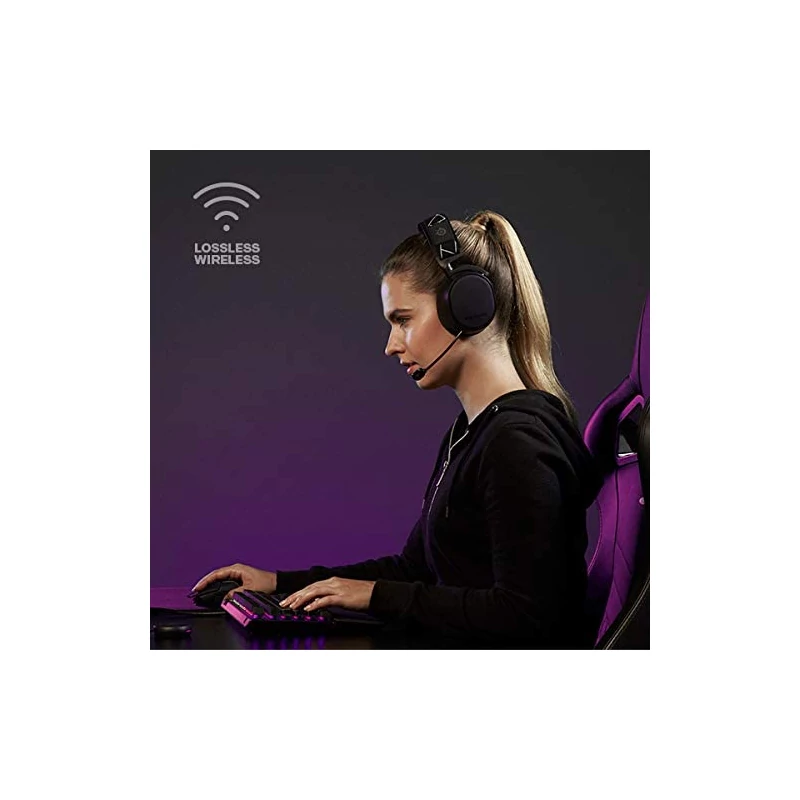  SteelSeries Arctis 9 Wireless Gaming Headset - Fekete (61484)