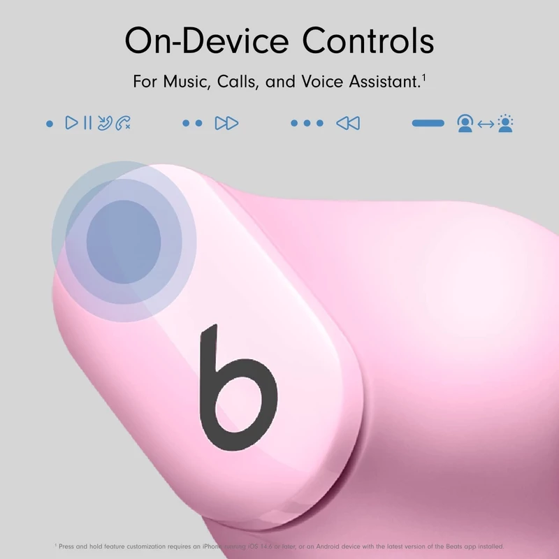 Beats Studio Buds True Wireless zajszűrős fülhallgató – Rózsaszín