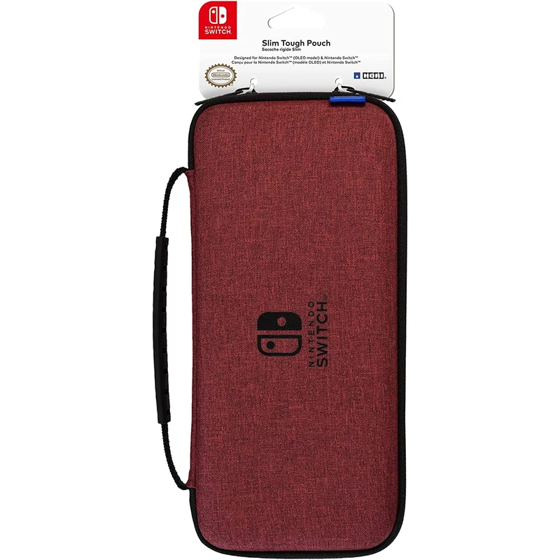 Nintendo Switch OLED Hori Slim Tough Pouch hordtáska (Piros)