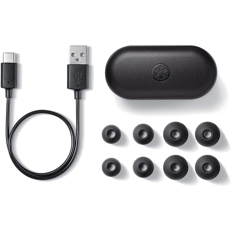 Yamaha TW-E3B bluetooth fülhallgató - Fekete
