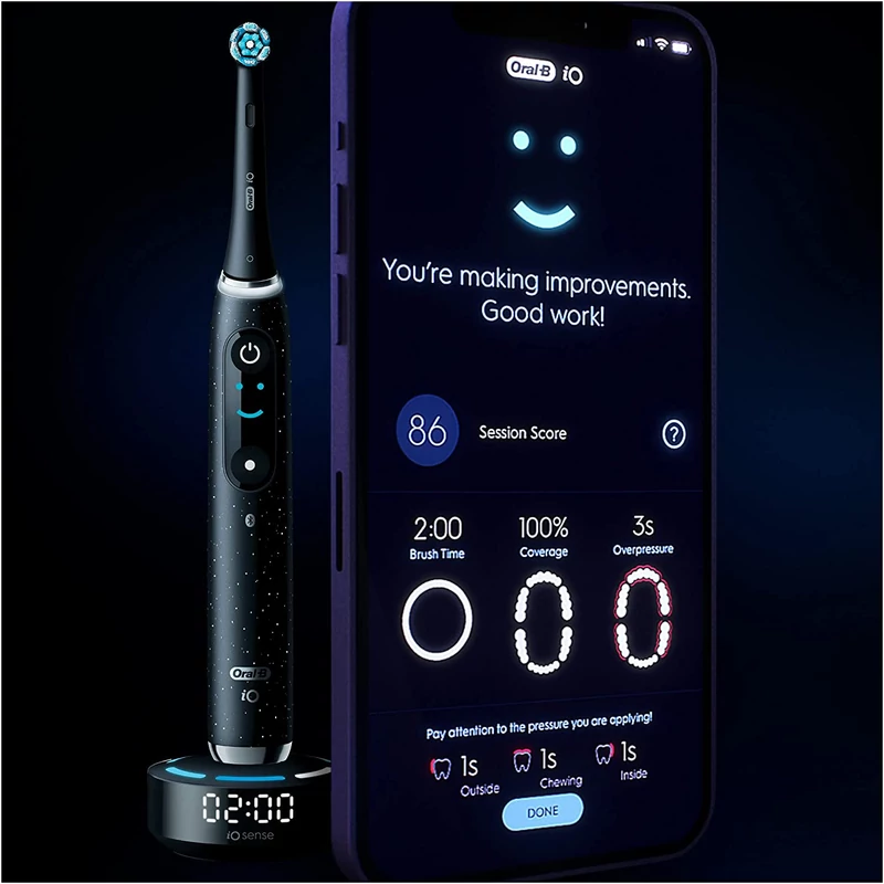 Oral-B iO Series 10 elektromos fogkefe - Kozmikus Fekete
