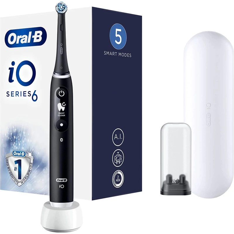 Oral-B iO Series 6N elektromos fogkefe - Fekete