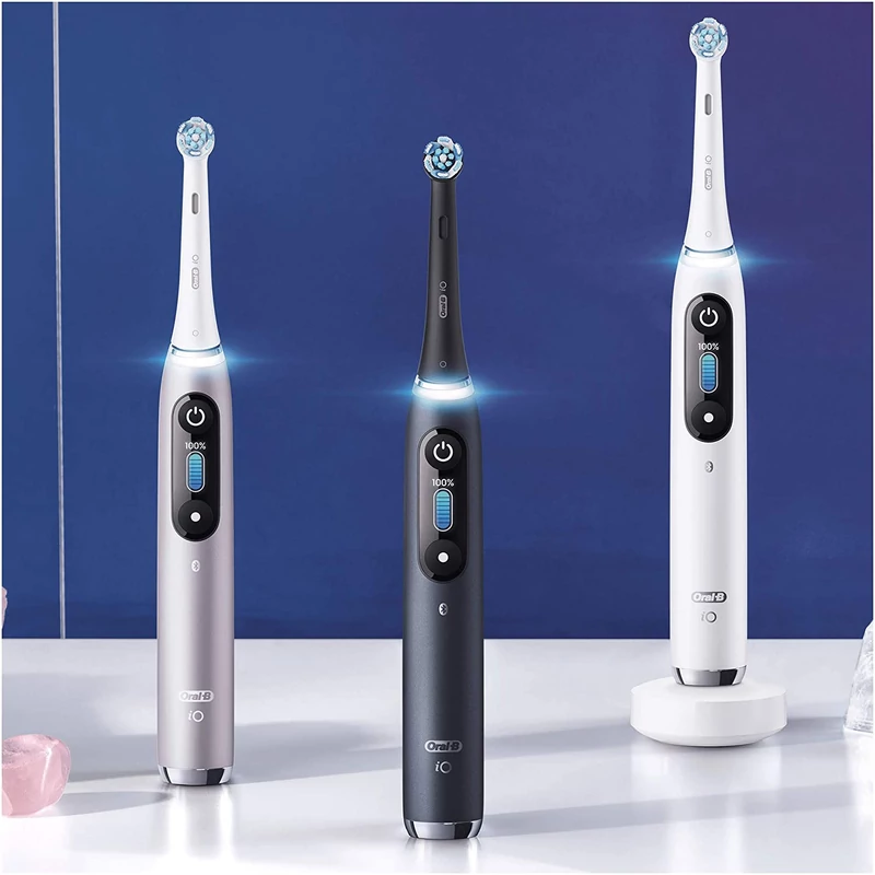 Oral-B iO Series 9N elektromos fogkefe + Ajándék vászontáska - Fekete