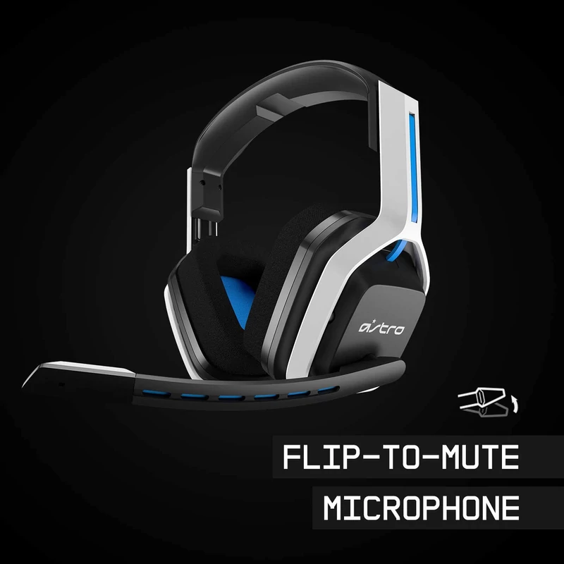 Astro Gaming A20 Wireless Headset - Fehér/Kék/Fekete (939-001878)