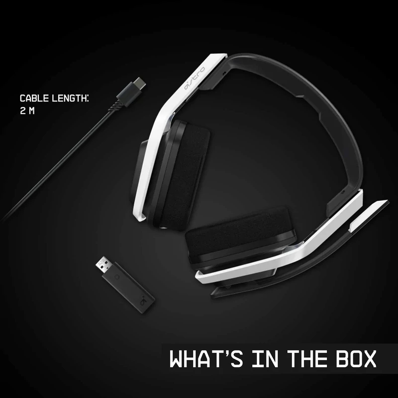 Astro Gaming A20 Wireless Headset - Fehér/Kék/Fekete (939-001878)