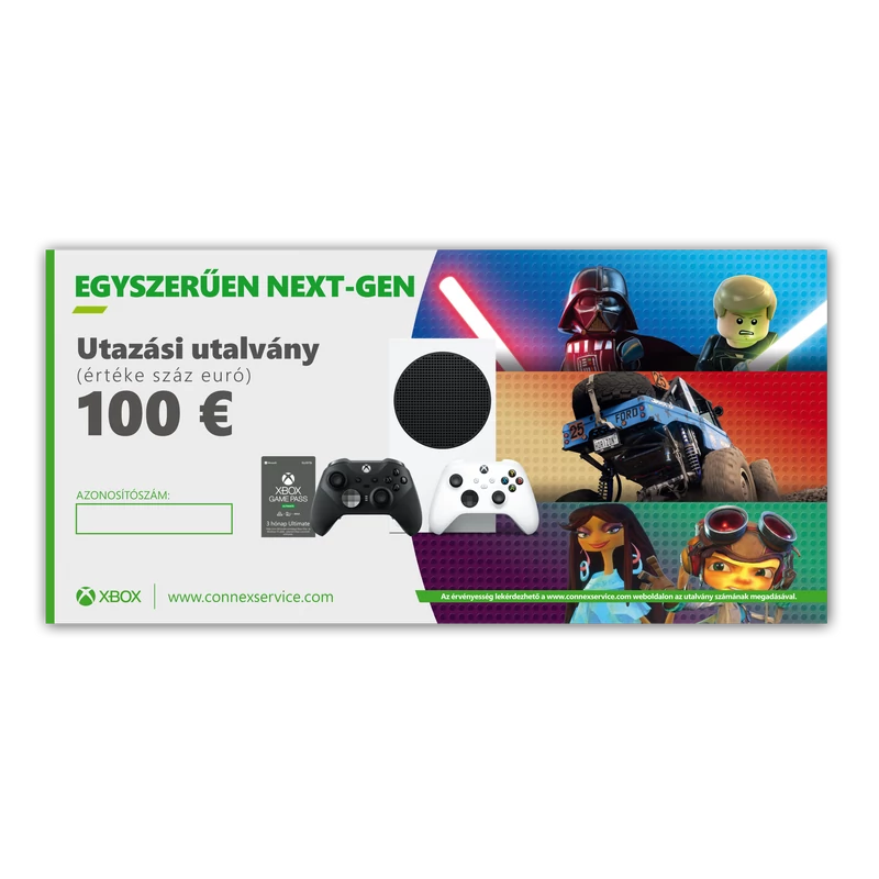 Xbox Series S 512GB + 100 EUR utalvány