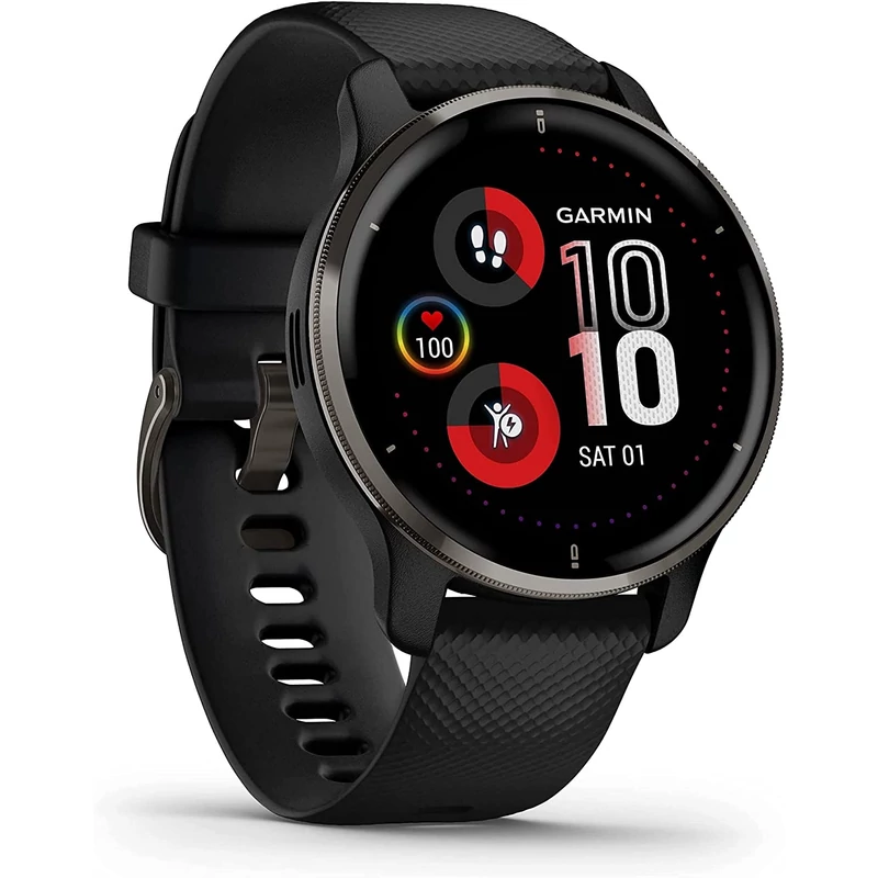 Garmin Venu 2 Plus okosóra - Fekete (010-02496-11)