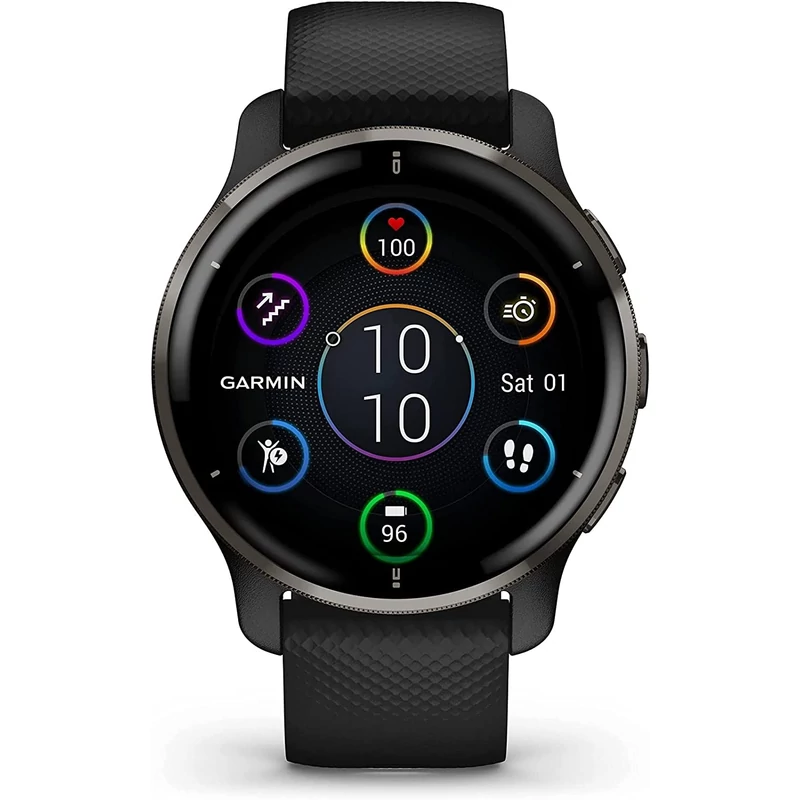 Garmin Venu 2 Plus okosóra - Fekete (010-02496-11)