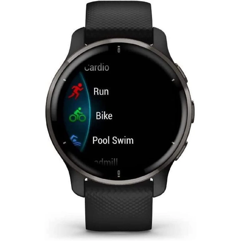 Garmin Venu 2 Plus okosóra - Fekete (010-02496-11)