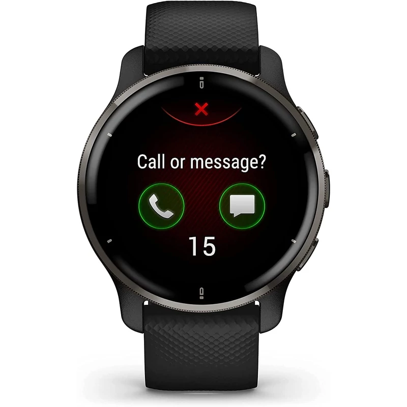 Garmin Venu 2 Plus okosóra - Fekete (010-02496-11)