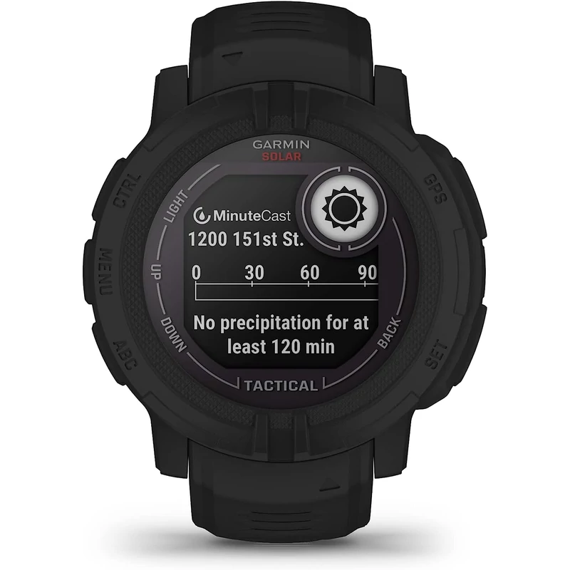 Garmin Instinct 2 Solar TACTICAL okosóra - Fekete (‎010-02627-03)