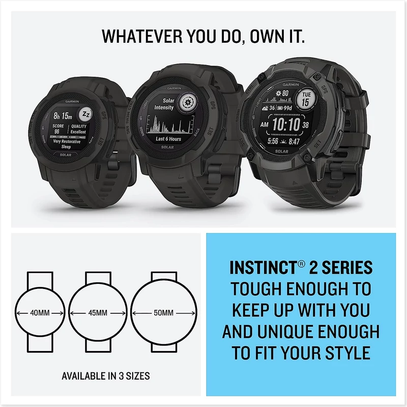 Garmin Instinct 2 Solar TACTICAL okosóra - Fekete (010-02627-03)
