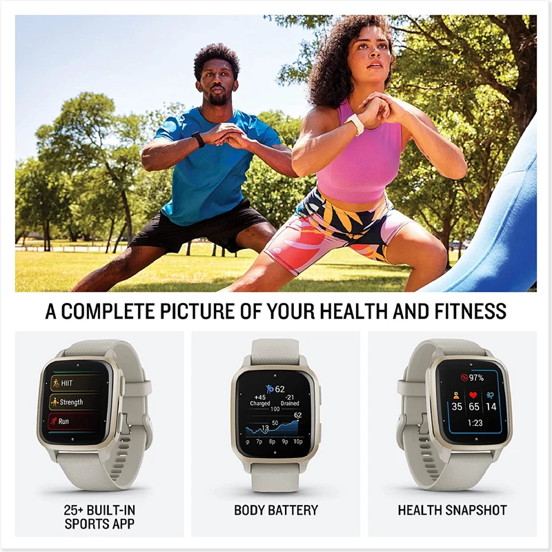 Garmin Venu SQ 2 okosóra - Szürke (010-02701-10)