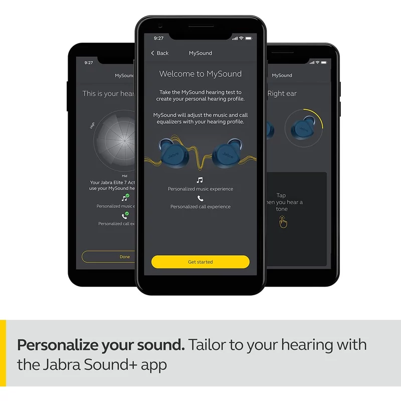 Jabra Elite 7 Active Bluetooth fülhallgató - Fekete (100-99171700-98)