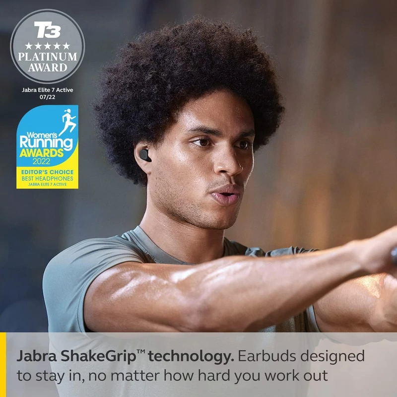 Jabra Elite 7 Active Bluetooth fülhallgató - Fekete (100-99171700-98)