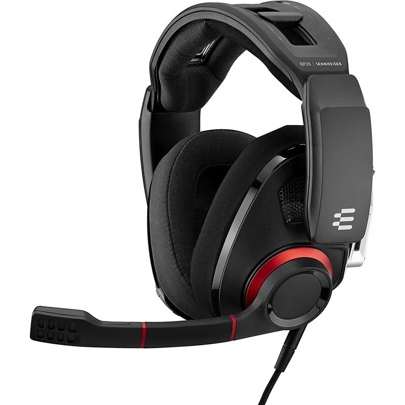 Sennheiser EPOS GSP 500 nyitott headset - Fekete/Piros (1000243)