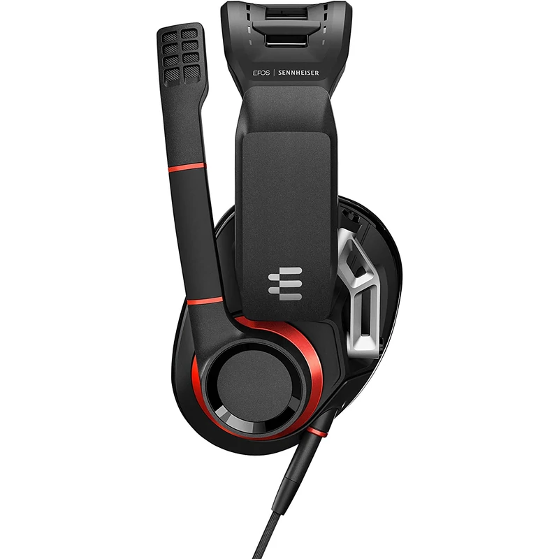 Sennheiser EPOS GSP 500 nyitott headset - Fekete/Piros (1000243)
