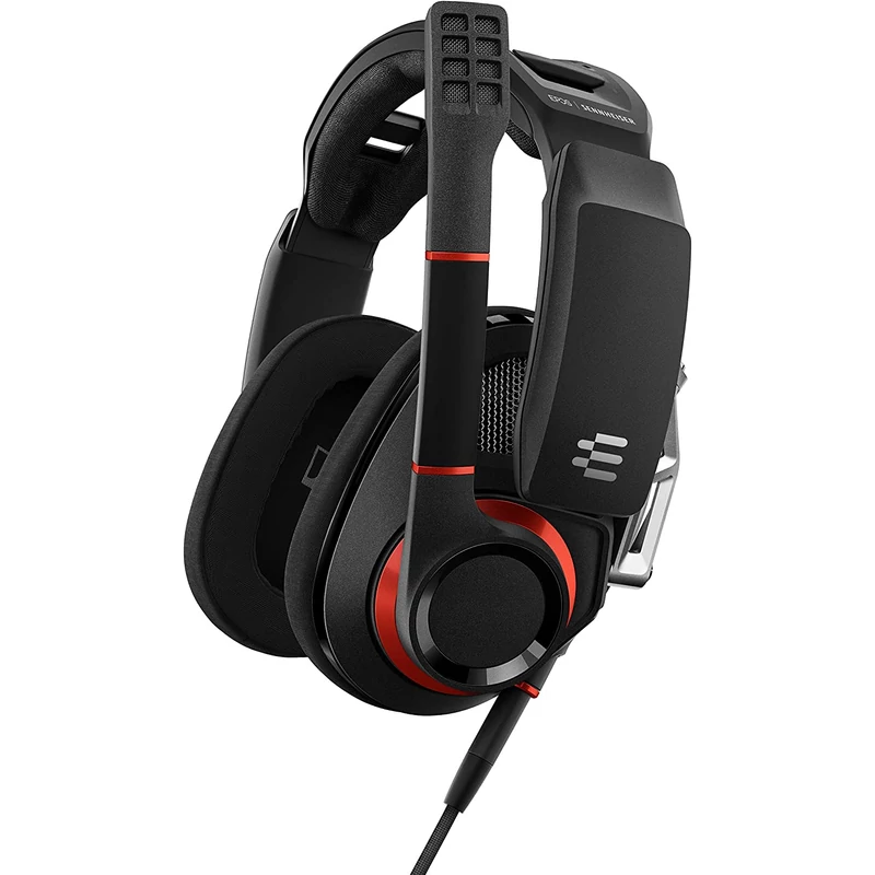Sennheiser EPOS GSP 500 nyitott headset - Fekete/Piros (1000243)