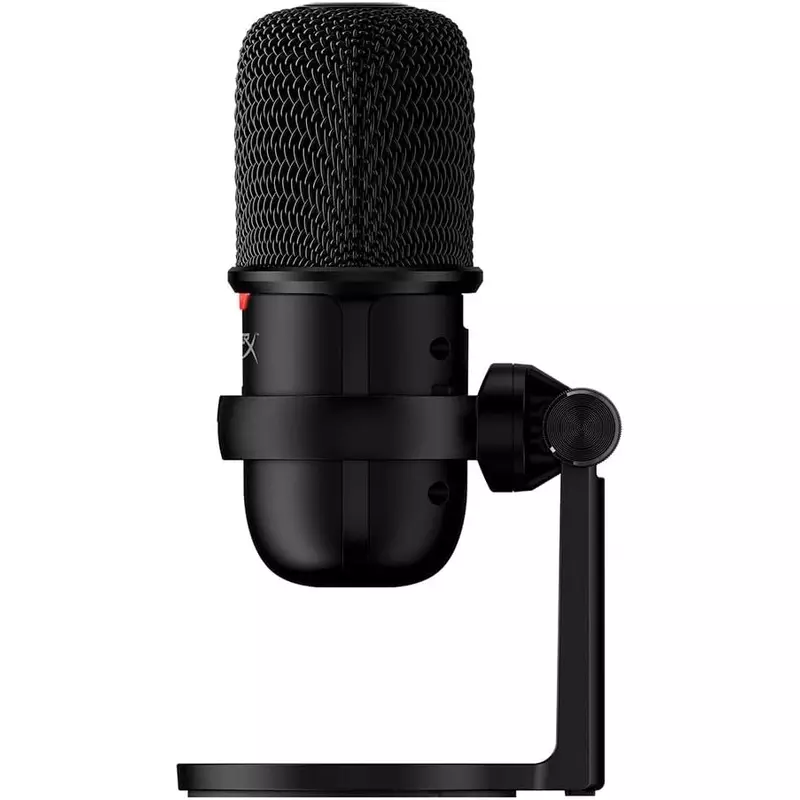HyperX QuadCast mikrofon - Fekete/Piros (HX-MICQC-BK)