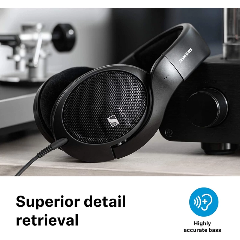 Sennheiser HD 560S nyitott fejhallgató - Fekete (509144)