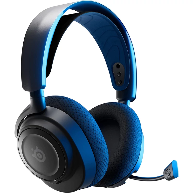 SteelSeries Arctis Nova 7P Wireless Gaming Headset for PS - Fekete/Kék (61559)