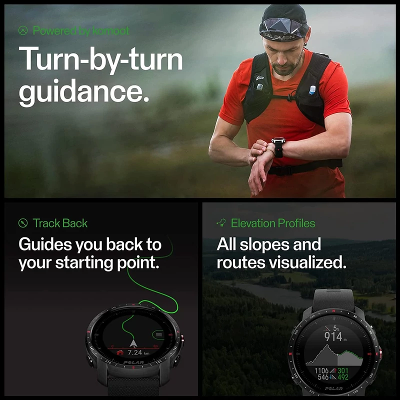 Polar Grit X Pro Titan multisport óra M/L méret - Titan (90085777)
