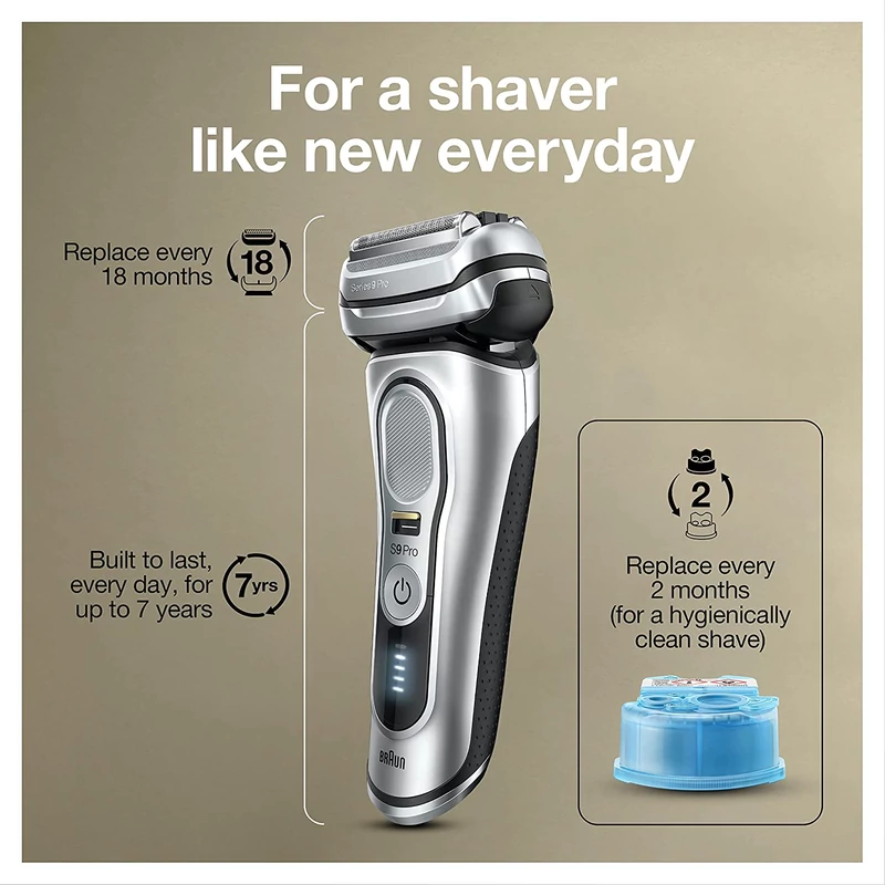 Braun Series 9 Pro 9477cc borotva - Ezüst