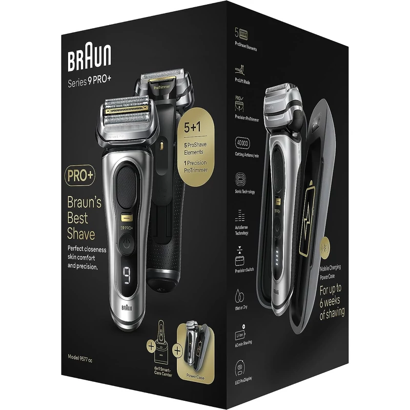 Braun Series 9 Pro+ 9577cc borotva - Ezüst