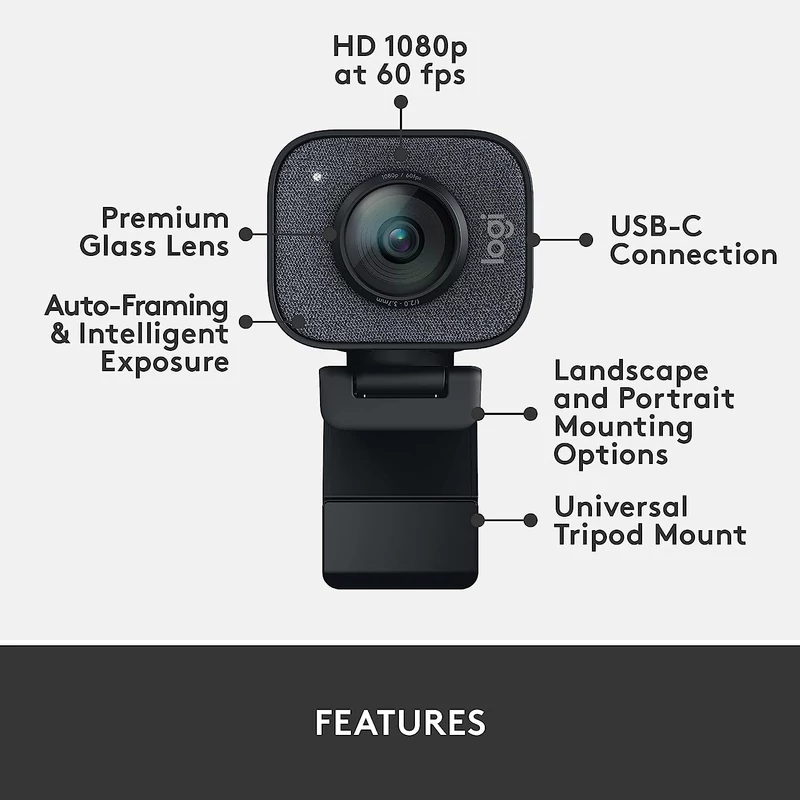 Logitech StreamCam - Grafit (‎960-001281)