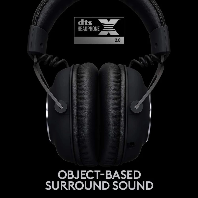 Logitech G Pro X Wireless Lightspeed 7.1 Gaming Headset - Fekete (981-000907)