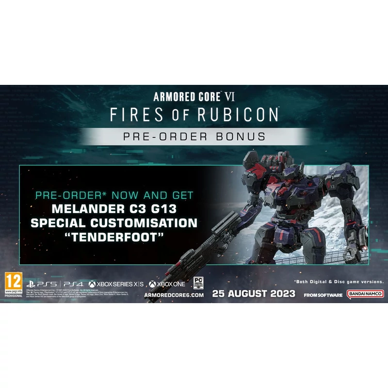 Armored Core VI Fires of Rubicon Launch Edition (PS4)