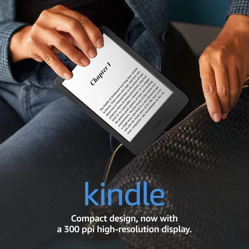 Amazon Kindle 2022 16GB (reklámmentes) Ebook olvasó - Fekete (B09SWS16W6)