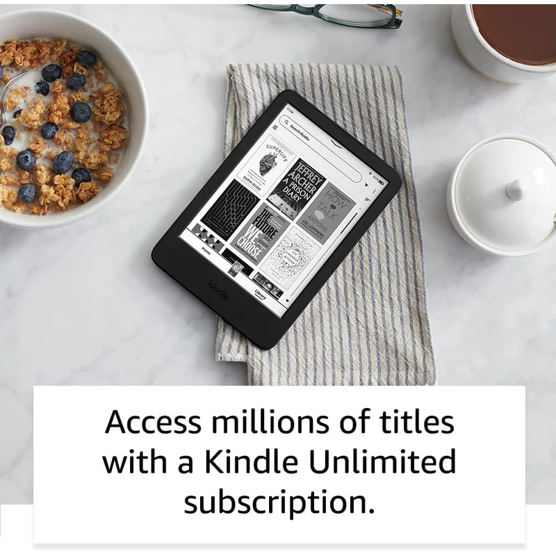 Amazon Kindle 2022 16GB (reklámmentes) Ebook olvasó - Fekete (B09SWS16W6)