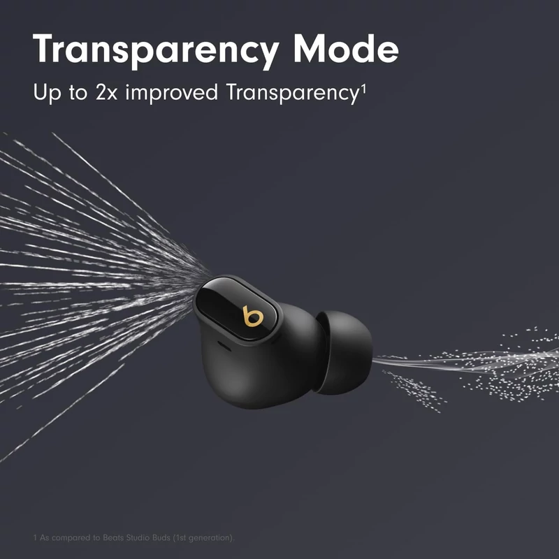 Beats Studio Buds + True Wireless zajszűrős fülhallgató (2023) – Fekete