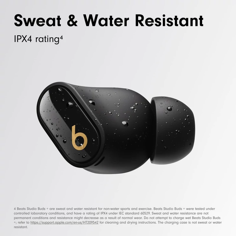 Beats Studio Buds + True Wireless zajszűrős fülhallgató (2023) – Fekete