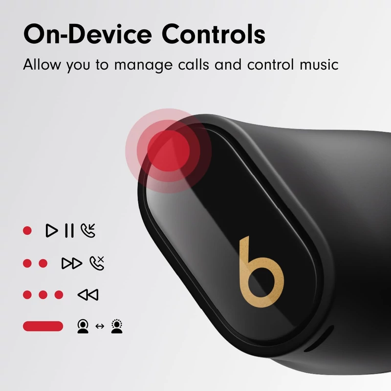 Beats Studio Buds + True Wireless zajszűrős fülhallgató (2023) – Fekete