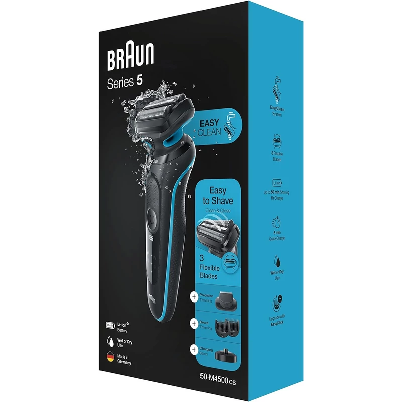Braun Series 5 51-M4500cs borotva - Fekete/Menta