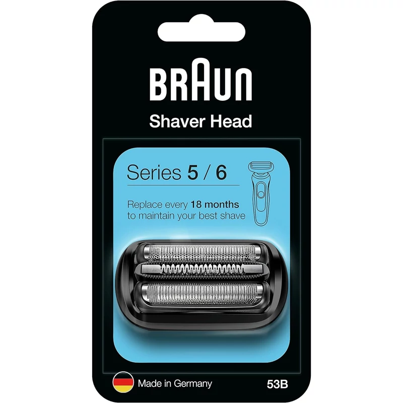 Braun 53B Combipack borotvafej, Series 5 és Series 6-hoz (2020-tól) - Fekete