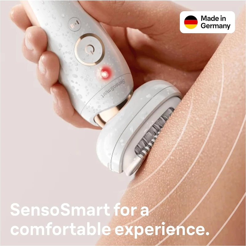 Braun Silk-épil 9 Flex 9020 epilátor + 6 kiegészítő - Fehér/Arany (SE9F9020)