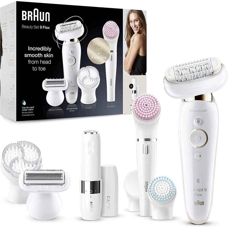 Braun Silk-épil 9 Flex 9105 epilátor - Fehér/Arany (SES9105)