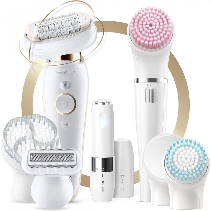 Braun Silk-épil 9 Flex 9105 epilátor - Fehér/Arany (SES9105)