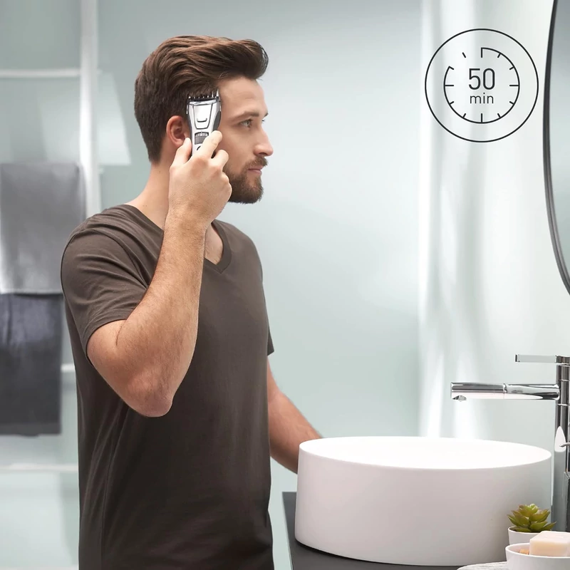 Panasonic ER-GB80-H503 Haj és szakállvágó - Ezüst/Fekete