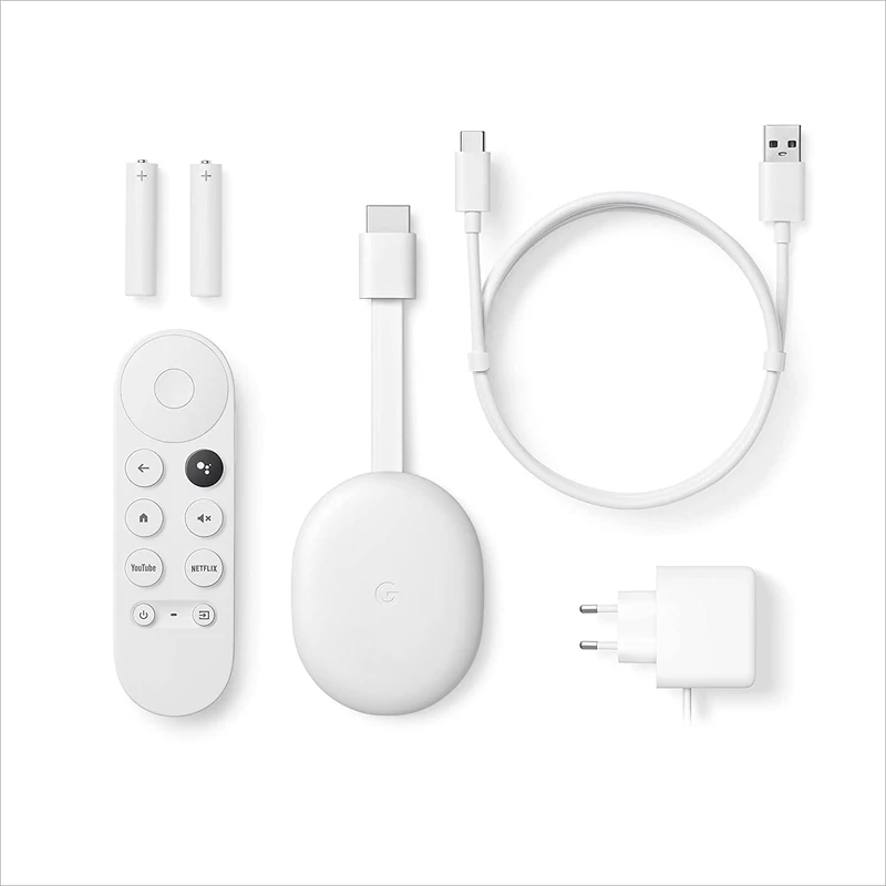 Google Chromecast + Google TV (4K) - Kék (GA01923)