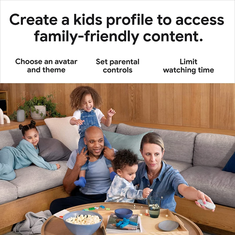 Google Chromecast + Google TV (4K) - Kék (GA01923)