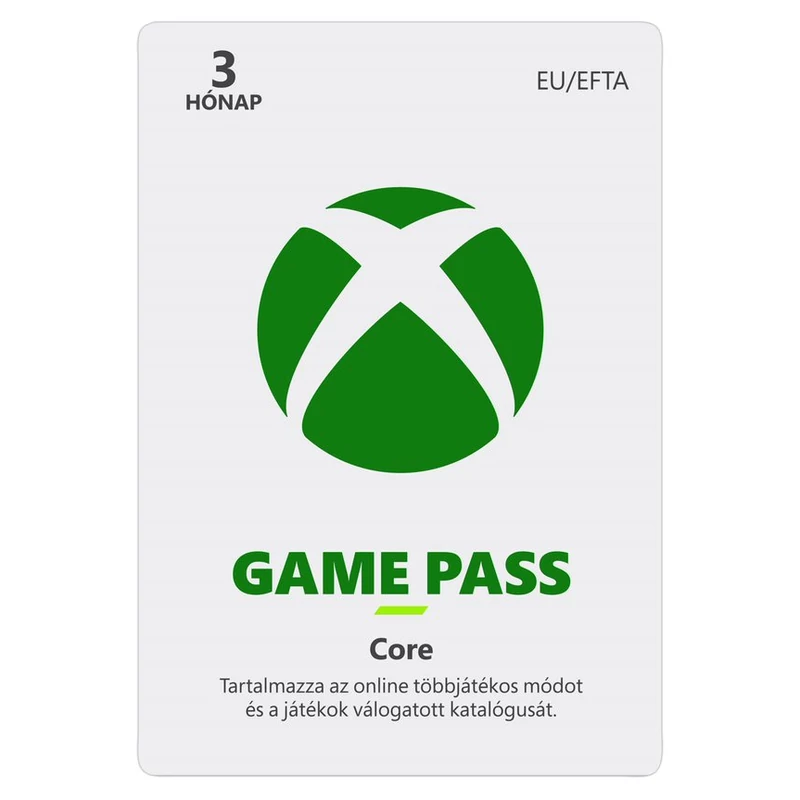 Microsoft XBOX Game Pass Ultimate 3 hónapos előfizetés (digitális kód)