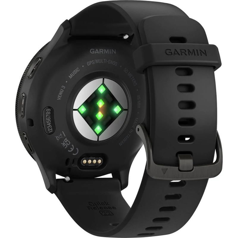Garmin Venu 3 okosóra - Fekete (010-02784-01)