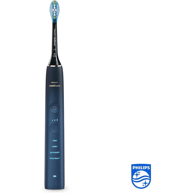 Philips HX9911/89 Sonicare DiamondClean 9000 fogkefe, 4 fejjel - Kék