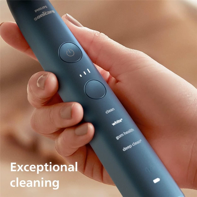 Philips HX9911/89 Sonicare DiamondClean 9000 fogkefe, 4 fejjel - Kék